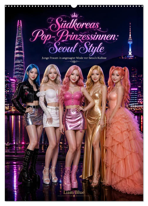 Südkoreas Pop-Prinzessinnen: Seoul Style (CALVENDO Wandkalender 2027)
