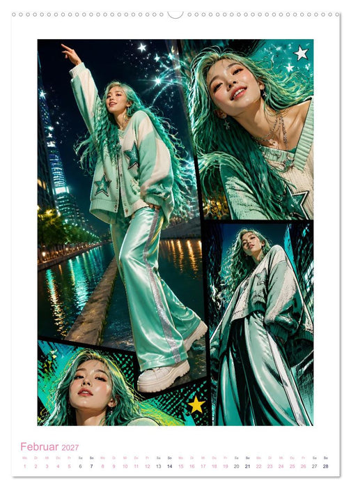 Südkoreas Pop-Prinzessinnen: Seoul Style (CALVENDO Wandkalender 2027)