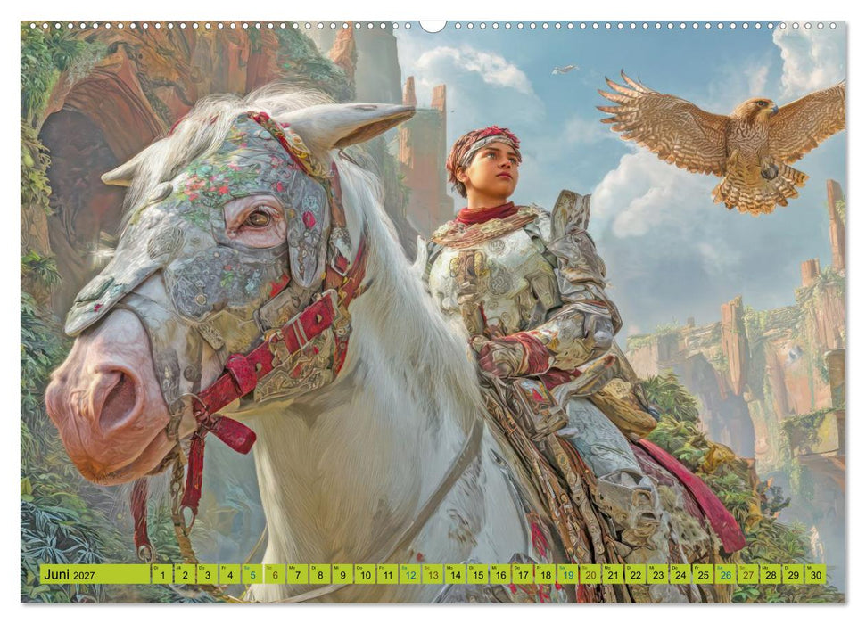 Mystische Oroboros und Steinbauten - Fantasiemotive (CALVENDO Wandkalender 2027)