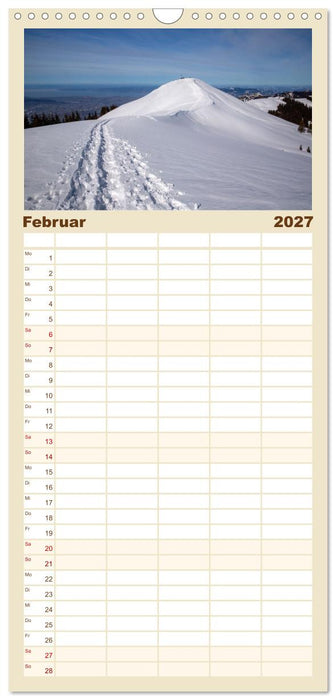 Bregenzerwald und Alpenrheinregion (CALVENDO Familienplaner 2027)