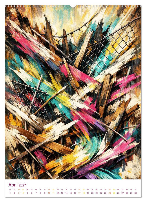 Wilde Ordnung - Kunst im Chaos (CALVENDO Premium Wandkalender 2027)