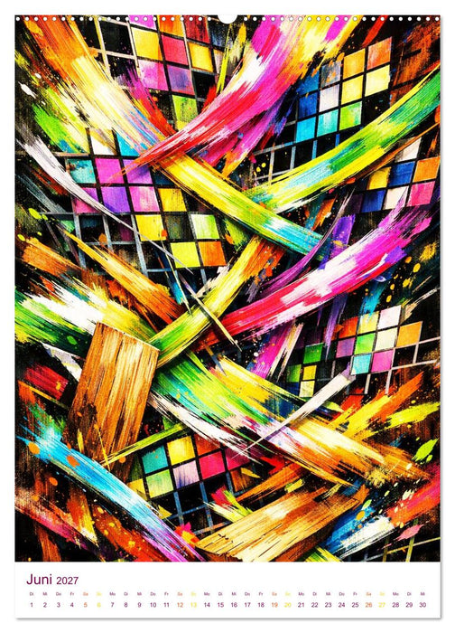 Wilde Ordnung - Kunst im Chaos (CALVENDO Premium Wandkalender 2027)