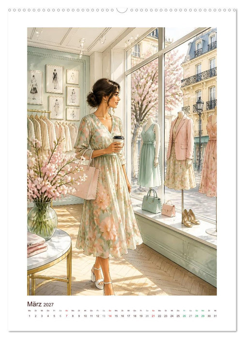Kaffee und Couture (CALVENDO Premium Wandkalender 2027)