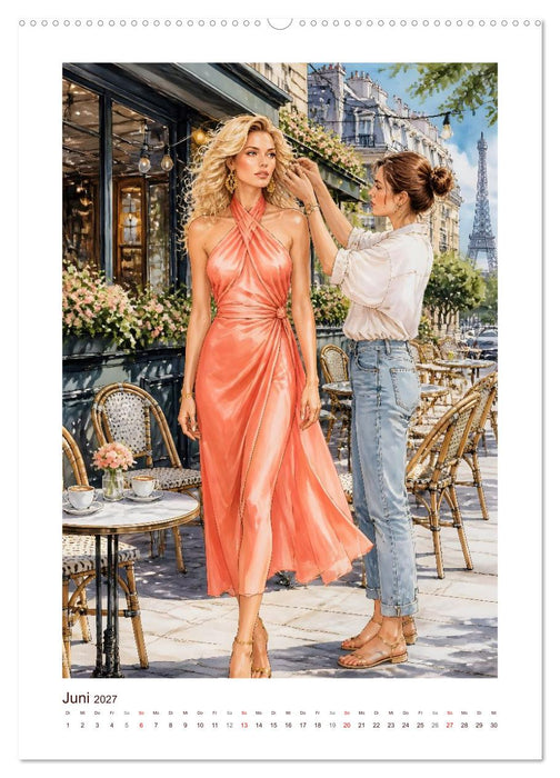 Kaffee und Couture (CALVENDO Premium Wandkalender 2027)