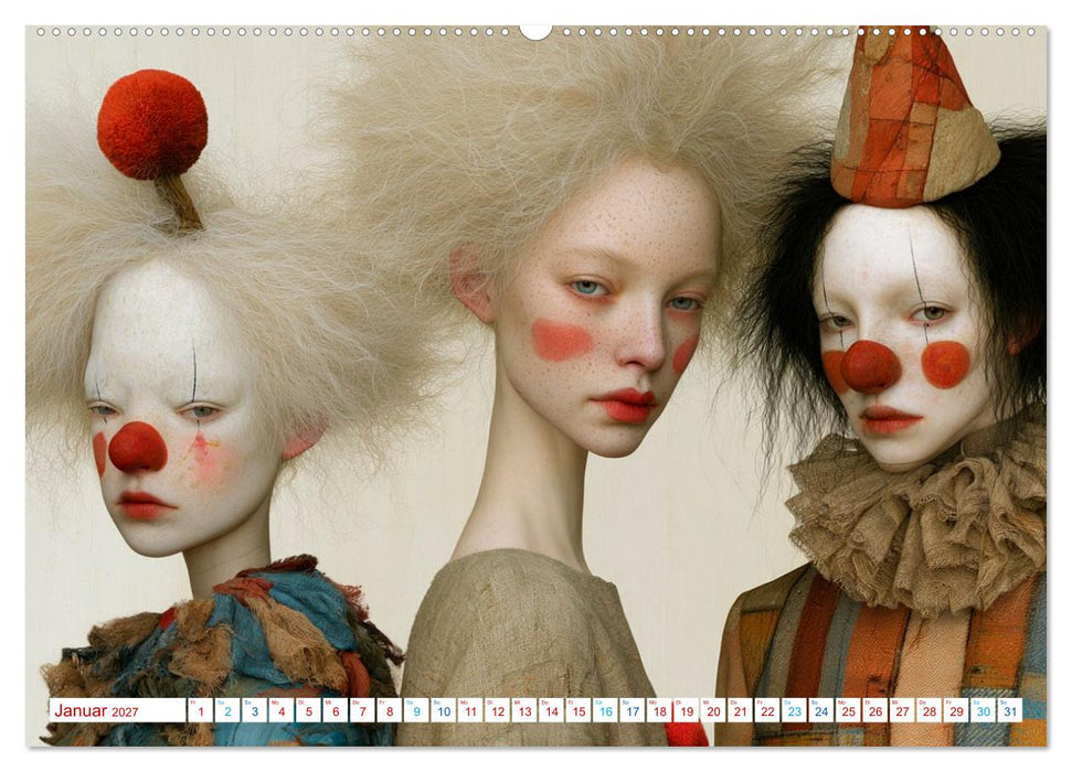 Pierrots sonderbare Welt (CALVENDO Premium Wandkalender 2027)