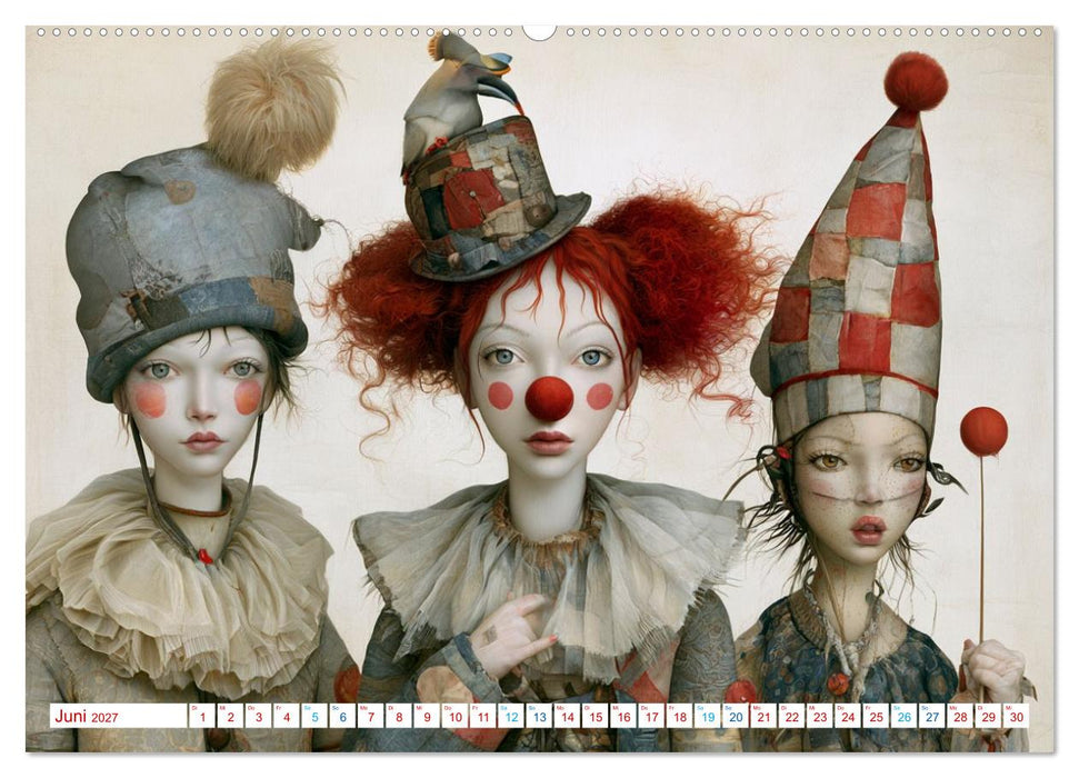 Pierrots sonderbare Welt (CALVENDO Premium Wandkalender 2027)