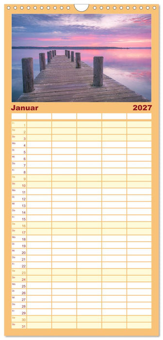 Willkommen im Saalekreis (CALVENDO Familienplaner 2027)
