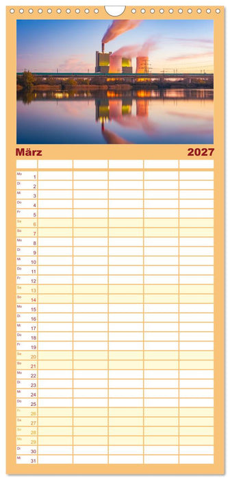 Willkommen im Saalekreis (CALVENDO Familienplaner 2027)