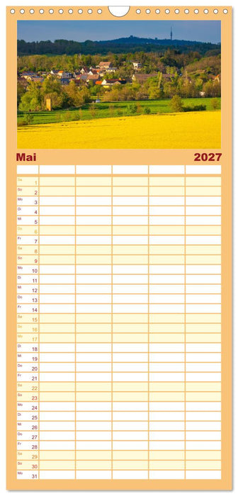 Willkommen im Saalekreis (CALVENDO Familienplaner 2027)