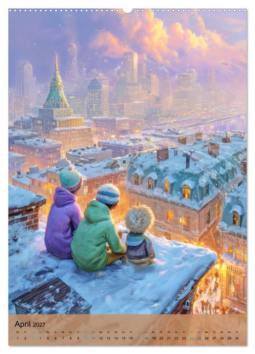 Animé - Skandinavische Fantasiemotive (CALVENDO Premium Wandkalender 2027)
