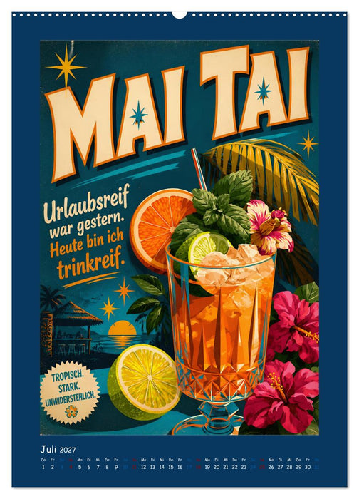 Kultdrinks mit Stil (CALVENDO Premium Wandkalender 2027)
