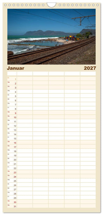 Kapstadt und seine Umgebung (CALVENDO Familienplaner 2027)