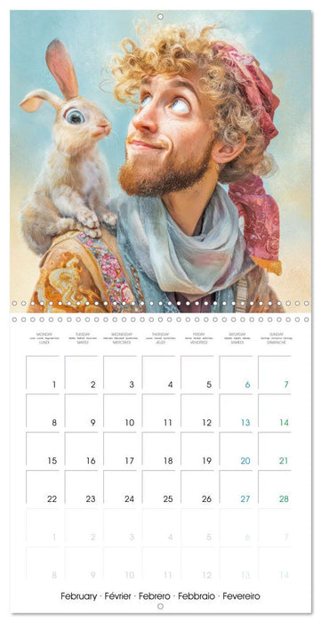 Les meilleurs amis pour la vie - Humour (CALVENDO Calendrier mensuel 2027)