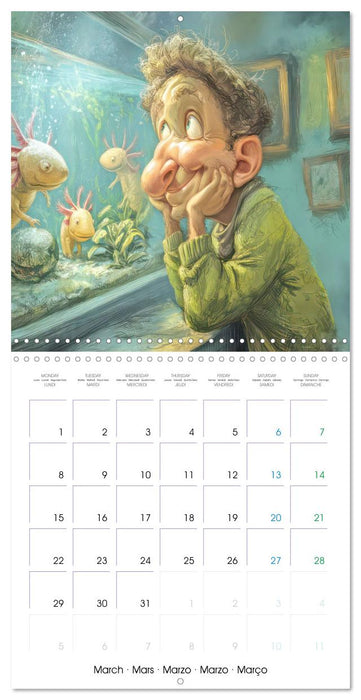 Les meilleurs amis pour la vie - Humour (CALVENDO Calendrier mensuel 2027)