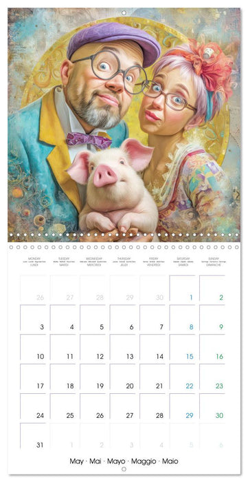 Les meilleurs amis pour la vie - Humour (CALVENDO Calendrier mensuel 2027)