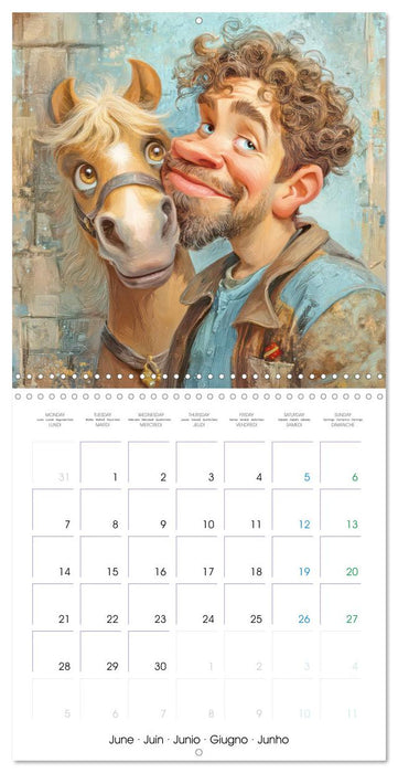 Les meilleurs amis pour la vie - Humour (CALVENDO Calendrier mensuel 2027)