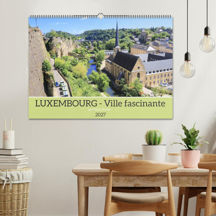 Luxembourg - Ville fascinante (CALVENDO Calendrier mensuel 2027)
