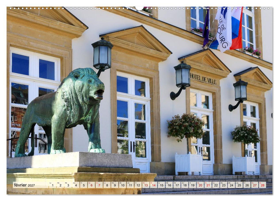 Luxembourg - Ville fascinante (CALVENDO Calendrier mensuel 2027)