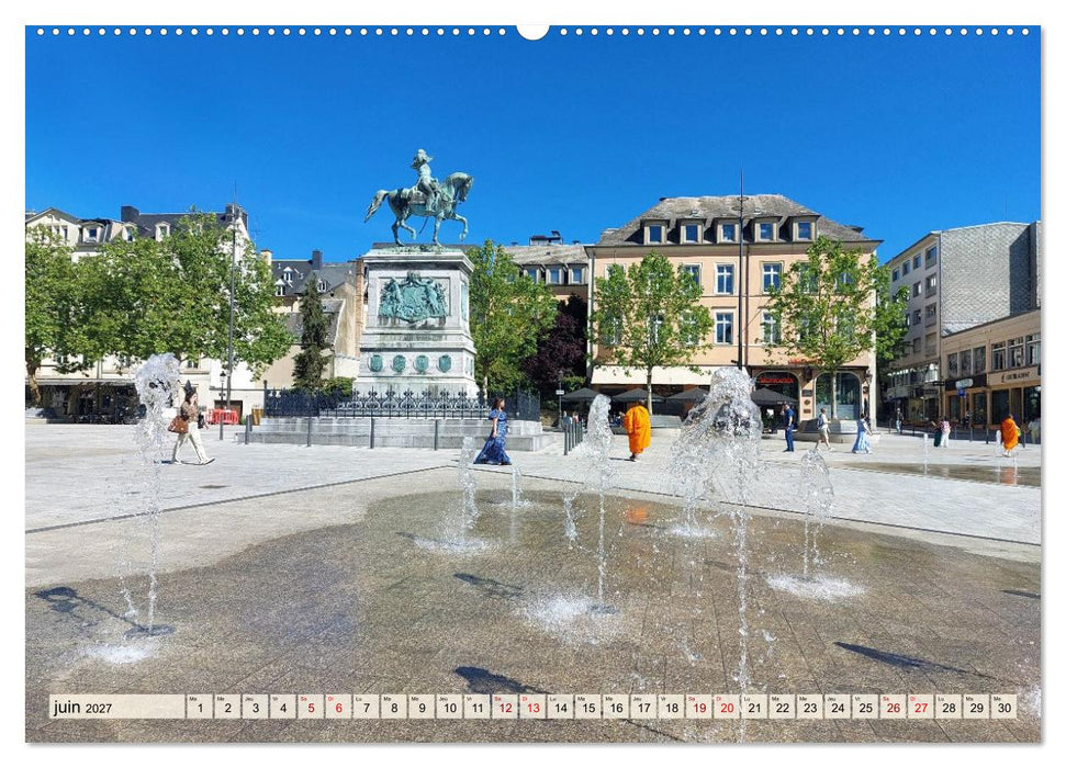 Luxembourg - Ville fascinante (CALVENDO Calendrier mensuel 2027)