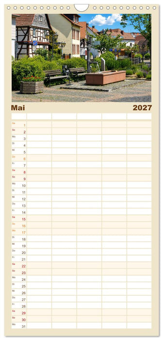 Eschborn Fachwerk und Finanzen (CALVENDO Familienplaner 2027)