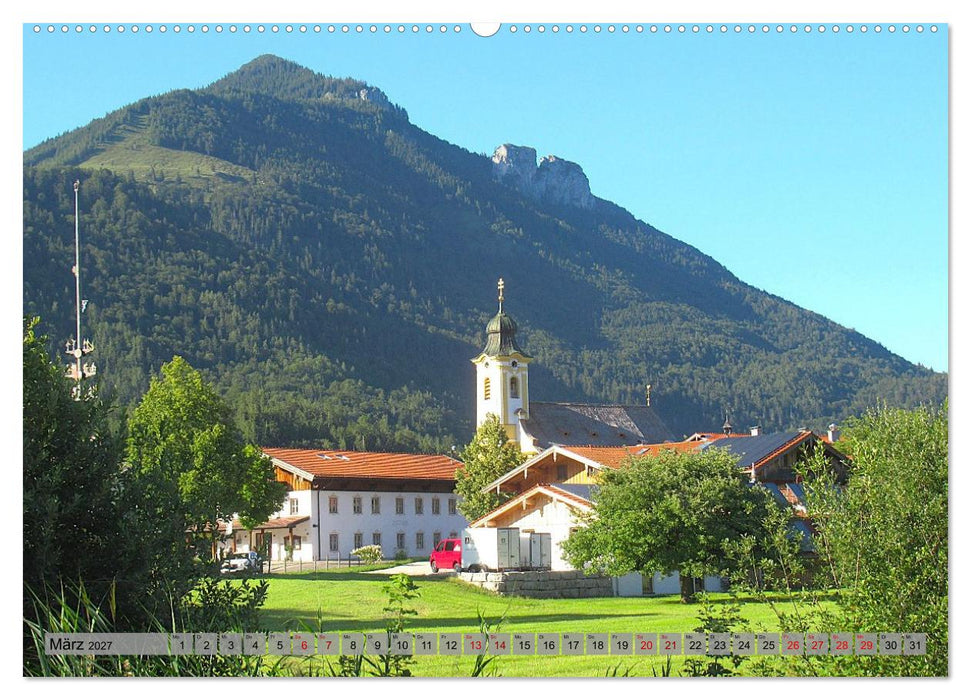 Im Achental - Erholung in den Chiemgauer Alpen (CALVENDO Premium Wandkalender 2027)