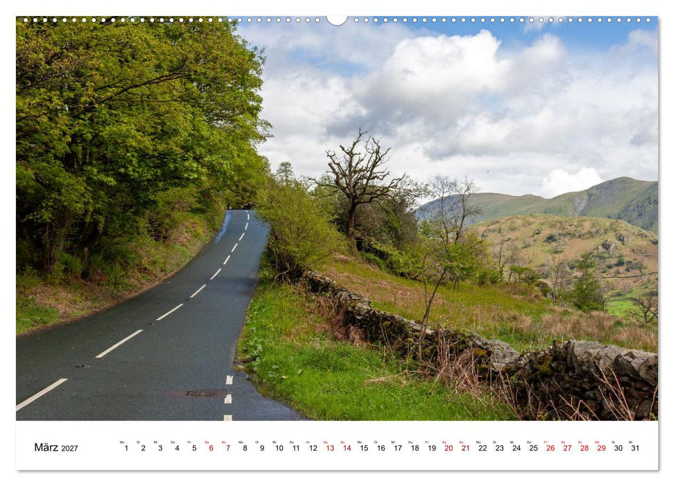 Traumstraßen in England (CALVENDO Wandkalender 2027)