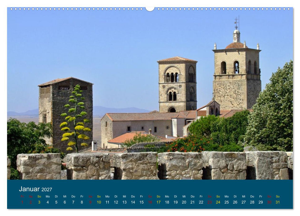 Spanische Provinzen - Extremadura (CALVENDO Wandkalender 2027)