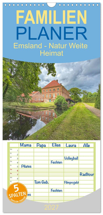 Emsland - Natur Weite Heimat (CALVENDO Familienplaner 2027)