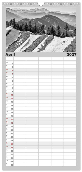 Traumhafte Allgäuer Alpen (CALVENDO Familienplaner 2027)