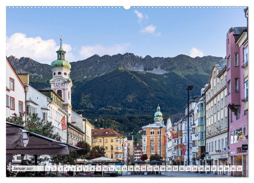 Faszination Innsbruck - Herz der Alpen (CALVENDO Premium Wandkalender 2027)