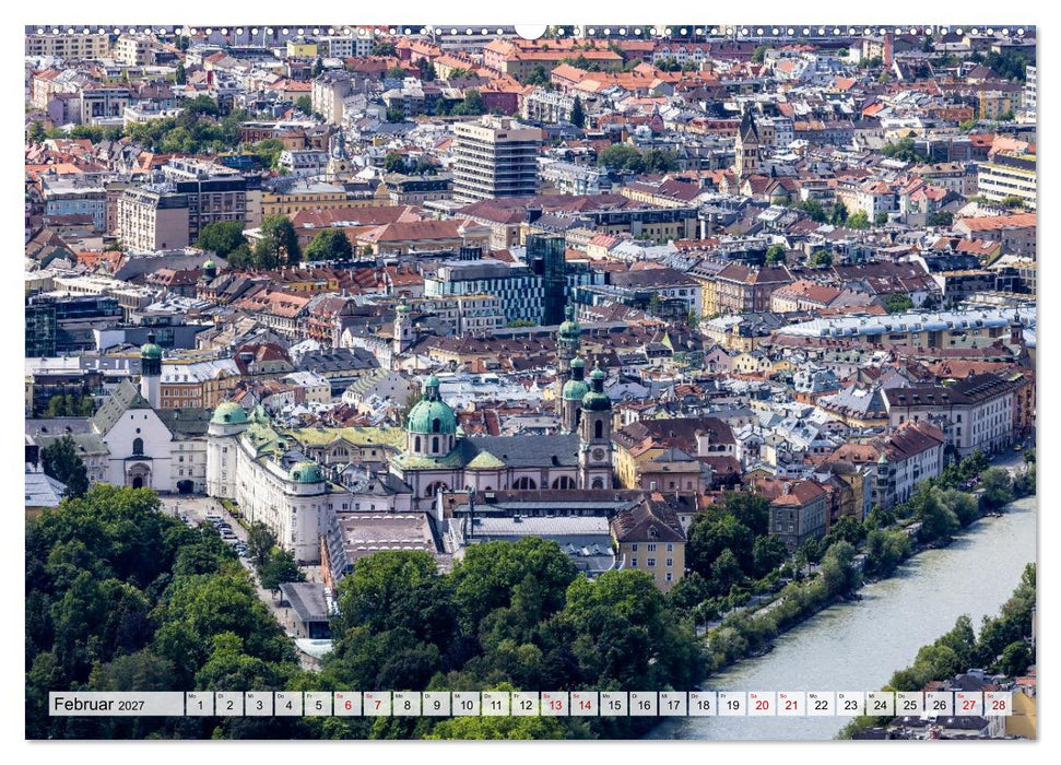 Faszination Innsbruck - Herz der Alpen (CALVENDO Premium Wandkalender 2027)