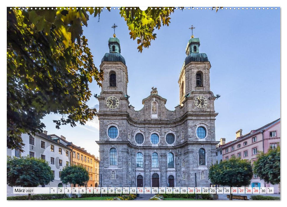 Faszination Innsbruck - Herz der Alpen (CALVENDO Premium Wandkalender 2027)