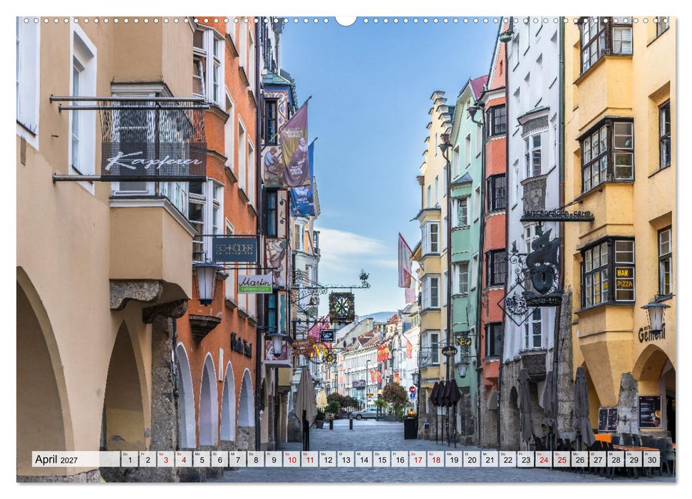 Faszination Innsbruck - Herz der Alpen (CALVENDO Premium Wandkalender 2027)
