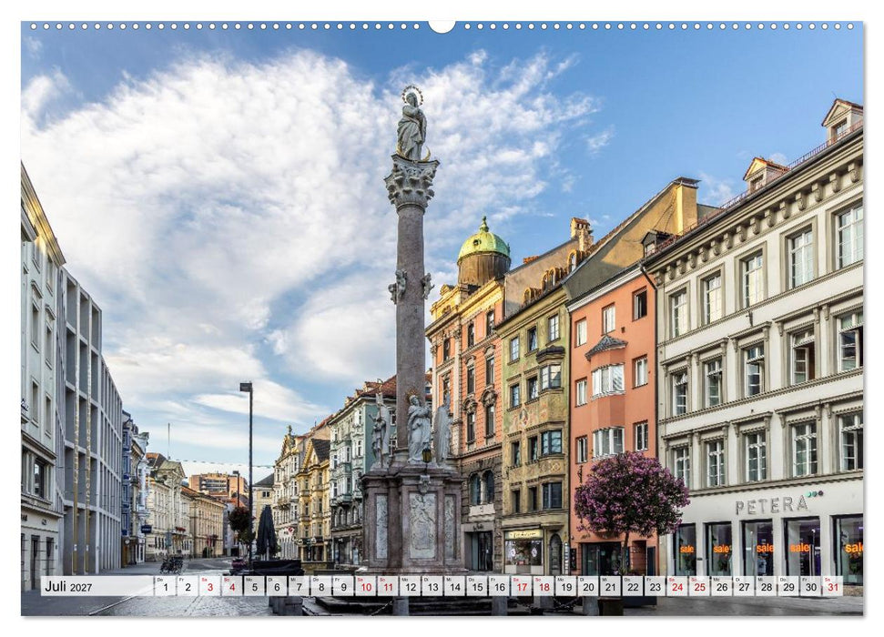 Faszination Innsbruck - Herz der Alpen (CALVENDO Premium Wandkalender 2027)