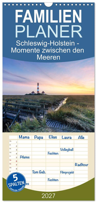 Schleswig-Holstein - Momente zwischen den Meeren (CALVENDO Familienplaner 2027)