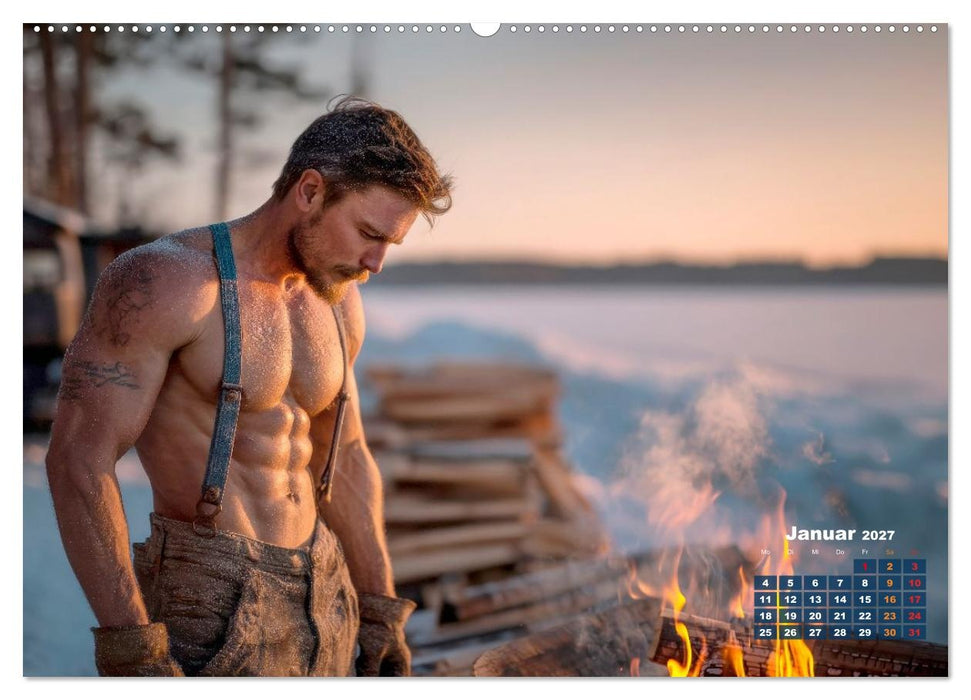 Country Boys - Wilde Männlichkeit (CALVENDO Premium Wandkalender 2027)