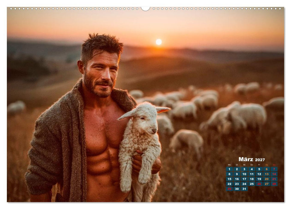 Country Boys - Wilde Männlichkeit (CALVENDO Premium Wandkalender 2027)