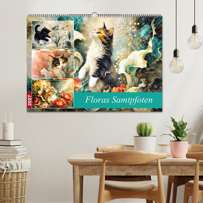 Floras Samtpfoten (CALVENDO Wandkalender 2027)