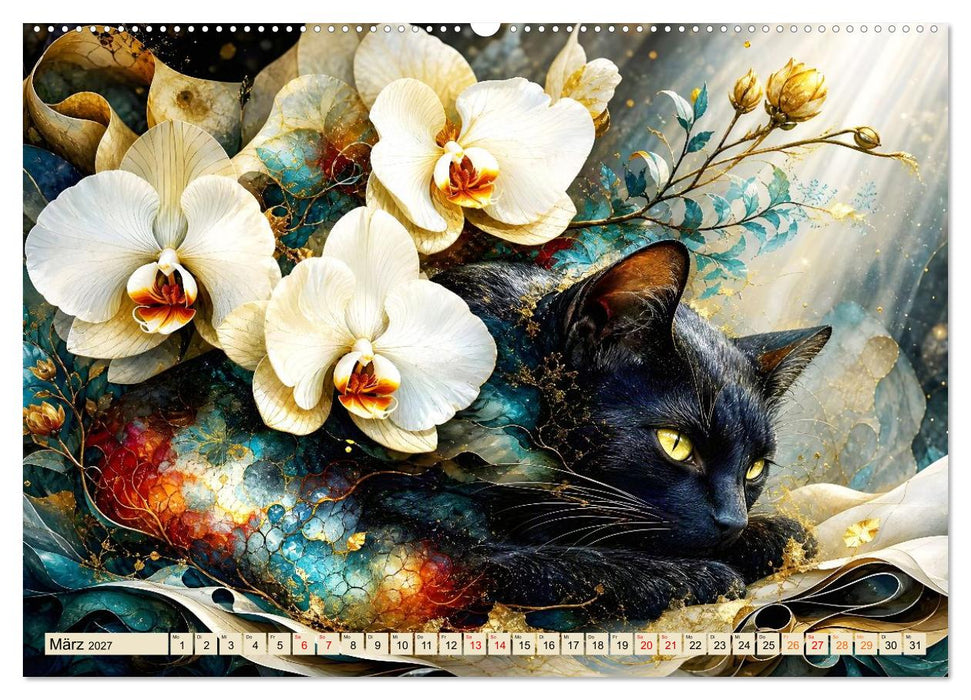Floras Samtpfoten (CALVENDO Wandkalender 2027)