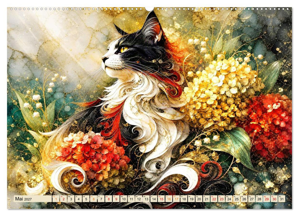 Floras Samtpfoten (CALVENDO Wandkalender 2027)