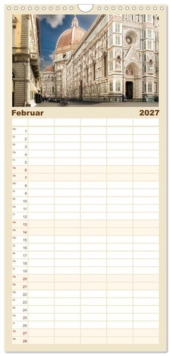 Erlebnis Toskana - Städte (CALVENDO Familienplaner 2027)