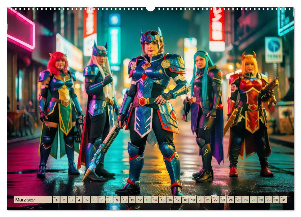 Bunte Cosplay Looks (CALVENDO Premium Wandkalender 2027)