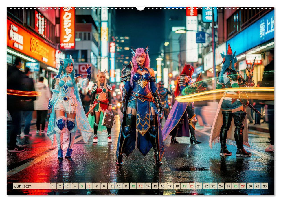 Bunte Cosplay Looks (CALVENDO Premium Wandkalender 2027)