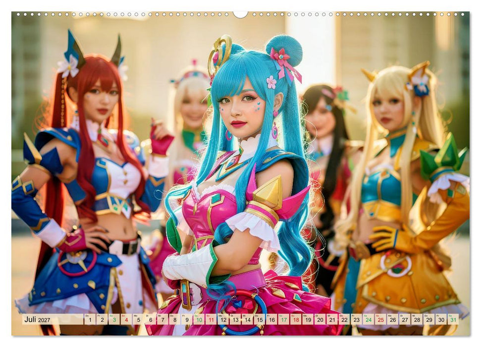 Bunte Cosplay Looks (CALVENDO Premium Wandkalender 2027)