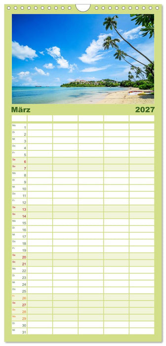 Wundervolles Phuket (CALVENDO Familienplaner 2027)