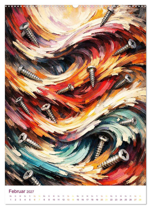 Wilde Ordnung - Kunst im Chaos (CALVENDO Wandkalender 2027)