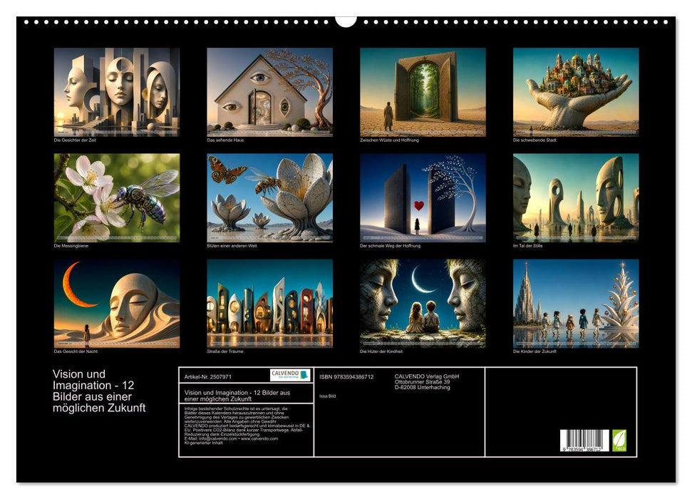 Vision und Imagination - 12 Bilder aus einer möglichen Zukunft (CALVENDO Wandkalender 2027)