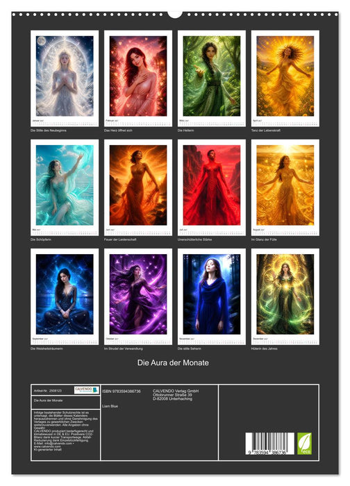 Die Aura der Monate (CALVENDO Premium Wandkalender 2027)