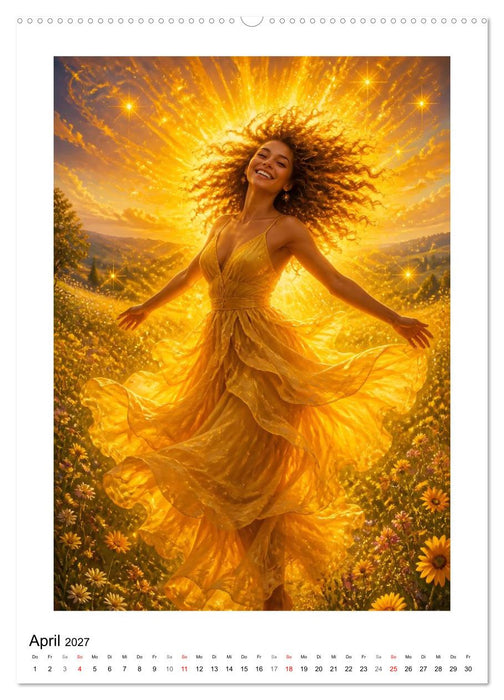 Die Aura der Monate (CALVENDO Premium Wandkalender 2027)
