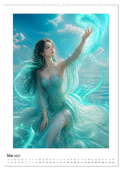 Die Aura der Monate (CALVENDO Premium Wandkalender 2027)
